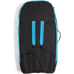 2024 Bulldog Dreifache Bodyboardtasche Bdbbbt - Schwarz / Cyan